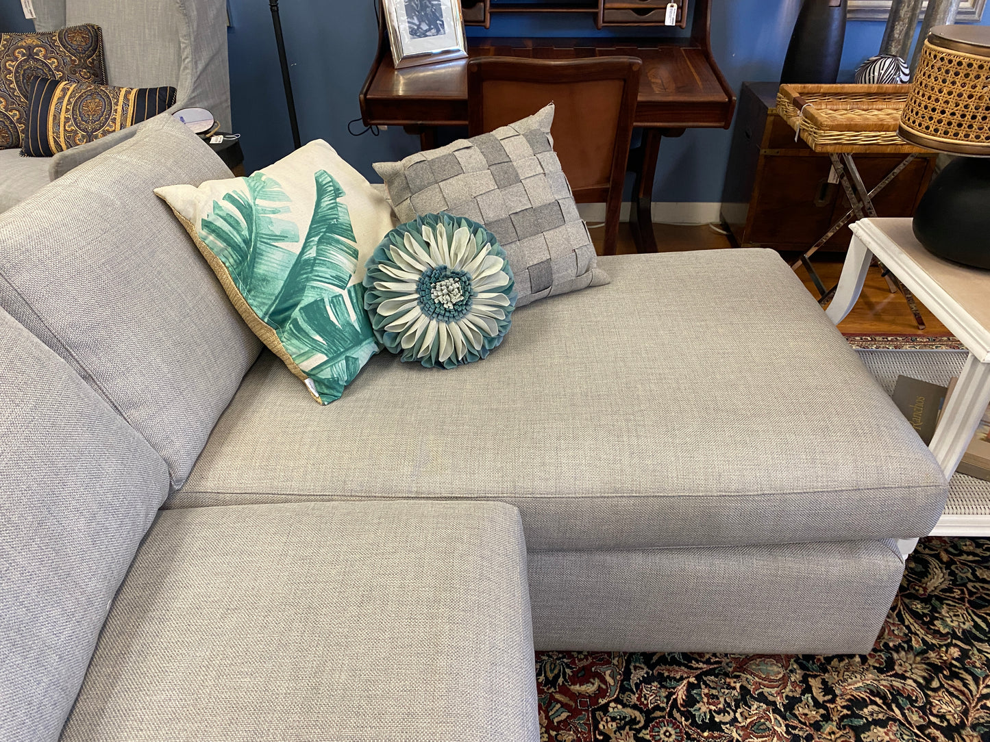 Large Grey Sectional Sofa