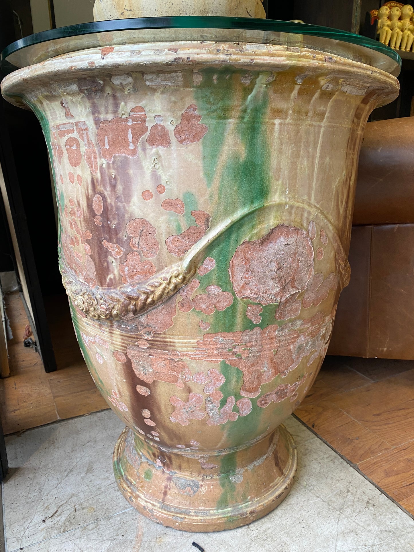 Vintage French Ceramic Urn