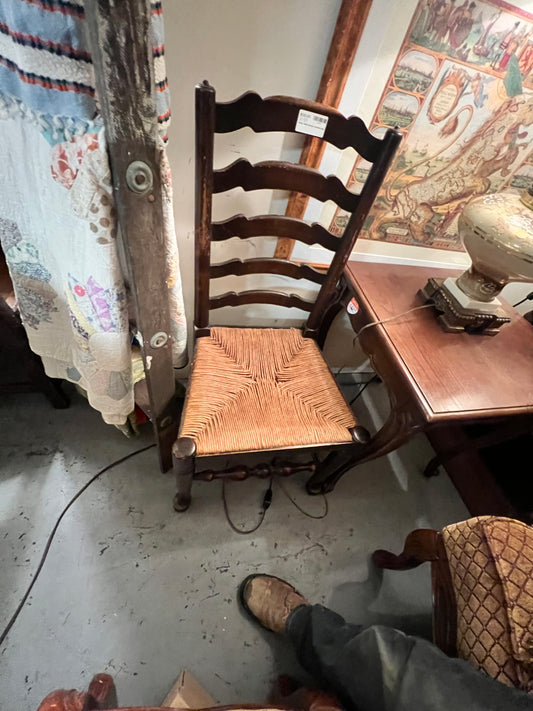 Antique Rush Seat Chair