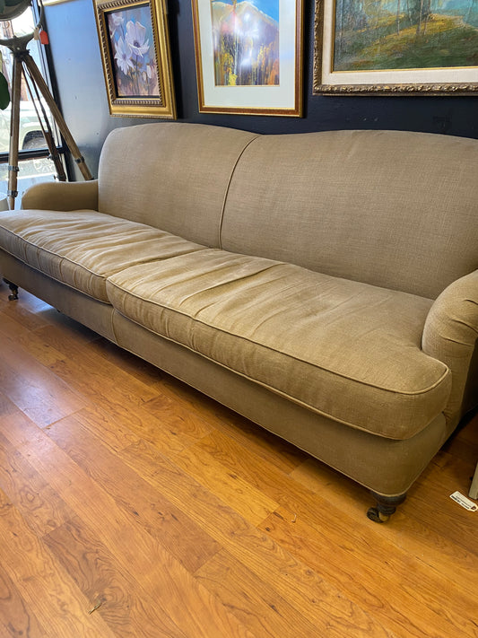 RH Sofa, Brown Linen